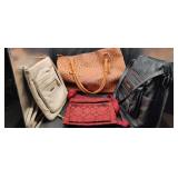 4 Purses.  ( 3 Leather)