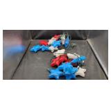 2 Strands  of Red,White & Blue Star Lights works