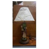 Antique African American Figural Lamp Porcelain?