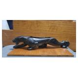 - Large Black Panther Planter, TV Planter 22" long
