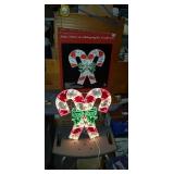20in. Holiday Sculpture Lighted Candy Canes