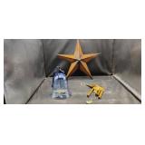 Metal Star & 2 Wind chimes