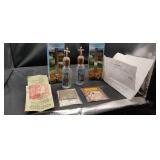 2 Holy Water Bottles (1 with Water) Soil from the