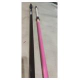 2 Painters Handles. 1 54".  1 Extendable