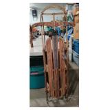 Vintage Sled.  One Wood piece has been repaired
