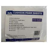 New- 12x12 100count cushion foam sheets for
