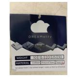 New 15-20lb fleece weighted blanket - grey