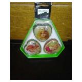 New angel painted pill boxes set of 3.
