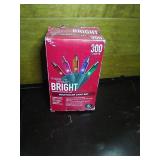 Box of 300 multi colored Xmas lights