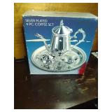 Silver plated 4pc coffee set.