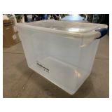 112qt storage tote with lid