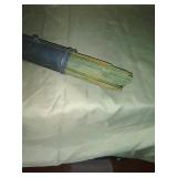 Set of welding sticks in tube