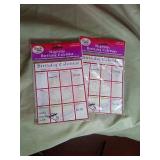 2 magnetic birthday calenders