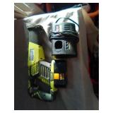 Ryobi sawzaw battery and charger. Charger doesn