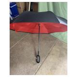 New red inverted umbrella - 4ft