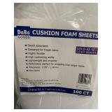 New- 12x12 100count cushion foam sheets for