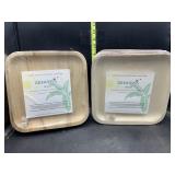 New - 2 20 pack of plates - 100% natural,