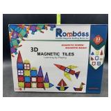 Romboss 3d magnetic tiles - 33 pieces- great for