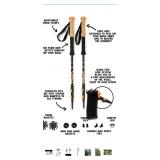 New vostri sports carbon trekking poles