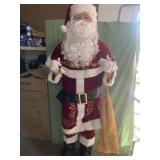 Santa costume 12 piece set - deluxe velvet size