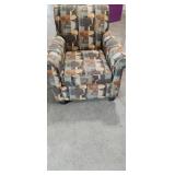 Overstuffed Chair.  Dorothy Coleman