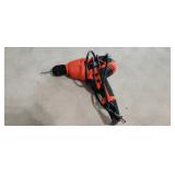 B&D 3/8 " Electric Drill  works good.