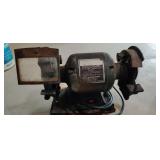 6 " Bench Grinder 1/4 hp. Runs good. Edgar Shorts