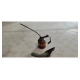 GoldenRod. Hand Oiler  Can  & oil Can Spout