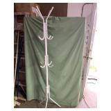 New coat, hat umbrella, backpack holder - some