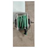 Suncast Hose Reel and hose with Sprayer wall