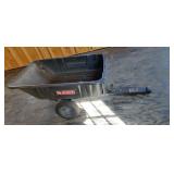 Craftsman 2 Wheel Dump Trailer very nice