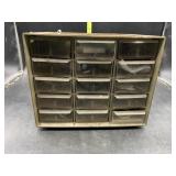 Small drawer organizer and contents