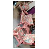 5 Pc Wood Patio Set  Edgar Shorts. Good