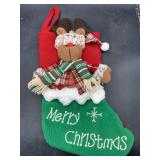 New 3d Reindeer Christmas stocking
