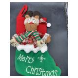 New 3d Reindeer Christmas stocking