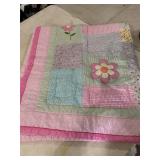 Flower/patchwork comforter