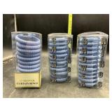 3 sets of 12 shower rings