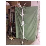 New coat, hat umbrella, backpack holder - some