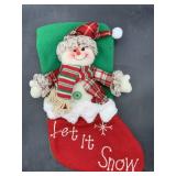 New 3d snowman Christmas stocking
