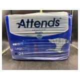 Attends advanced briefs large size - 24 count