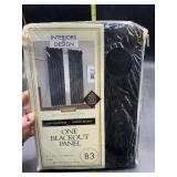 One blackout panel 54x84in - black