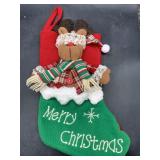 New 3d Reindeer Christmas stocking
