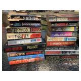 18 James Patterson books - 7 are hardback books