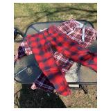 2 pair Abercrombie & Fitch size large flannel