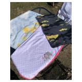 3 fleece baby blankets - all like new