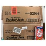 2 boxes cracker jacks - each box has 25 1oz boxes