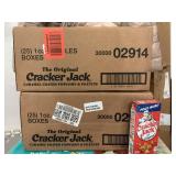 2 boxes cracker jacks - each box has 25 1oz boxes