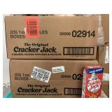 2 boxes cracker jacks - each box has 25 1oz boxes