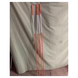 4 reflective driveway marker - fiberglass - 4ft