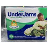 Pampers underjams s/m 38-65lbs - 50 count
